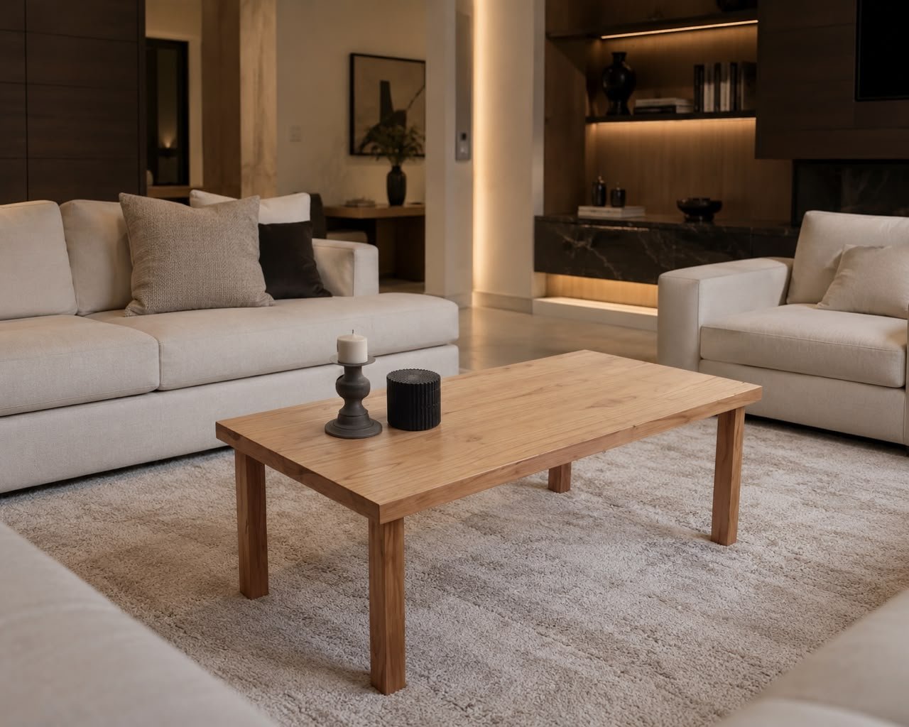 Mesa Ratona pata recta 1m x 50cm