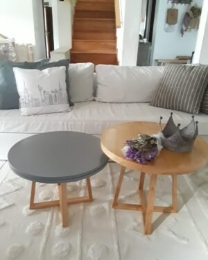 Duo Ratona combinado laca gris y Paraíso