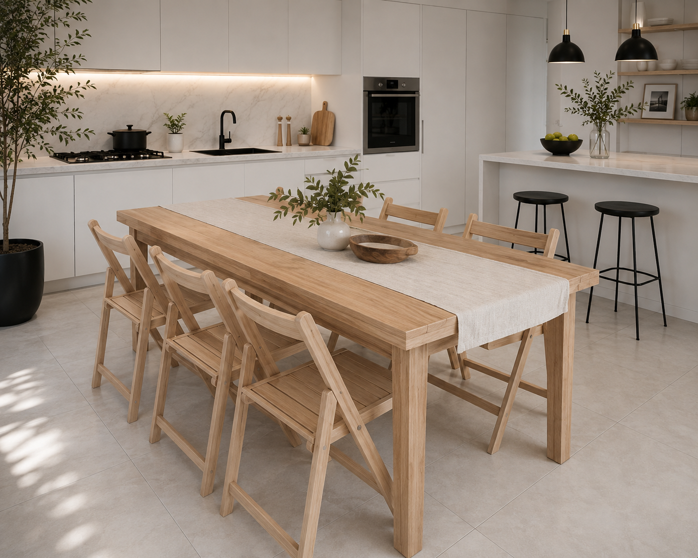 Mesa pata degradé 180cm x90cm