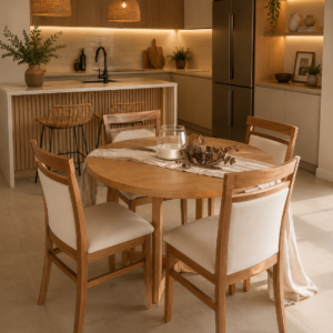 Silla Tapita Lino crudo