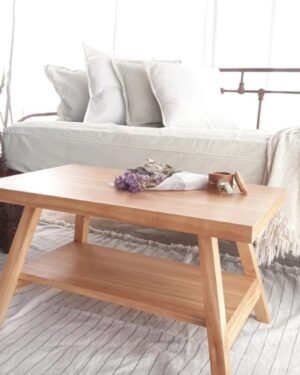 Mesa ratona Pata V con estante