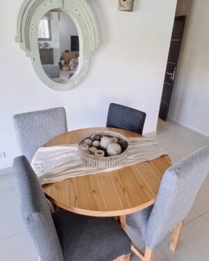 Combo Mesa + Sillas Chenille x4