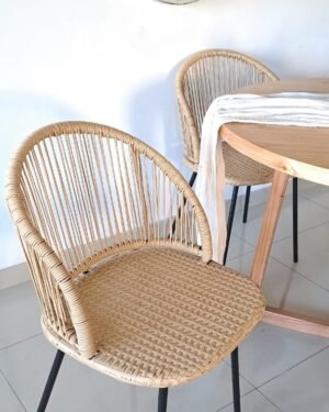 Silla Kenay Hierro Tejido