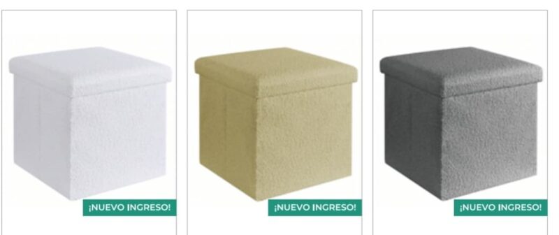 Puff Plegable Cuadrado - Image 3