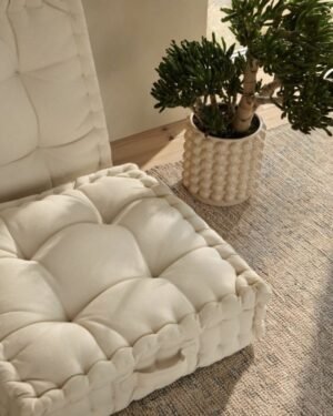 Almohadon Nube Pana Crudo 60 cm x 60 cm