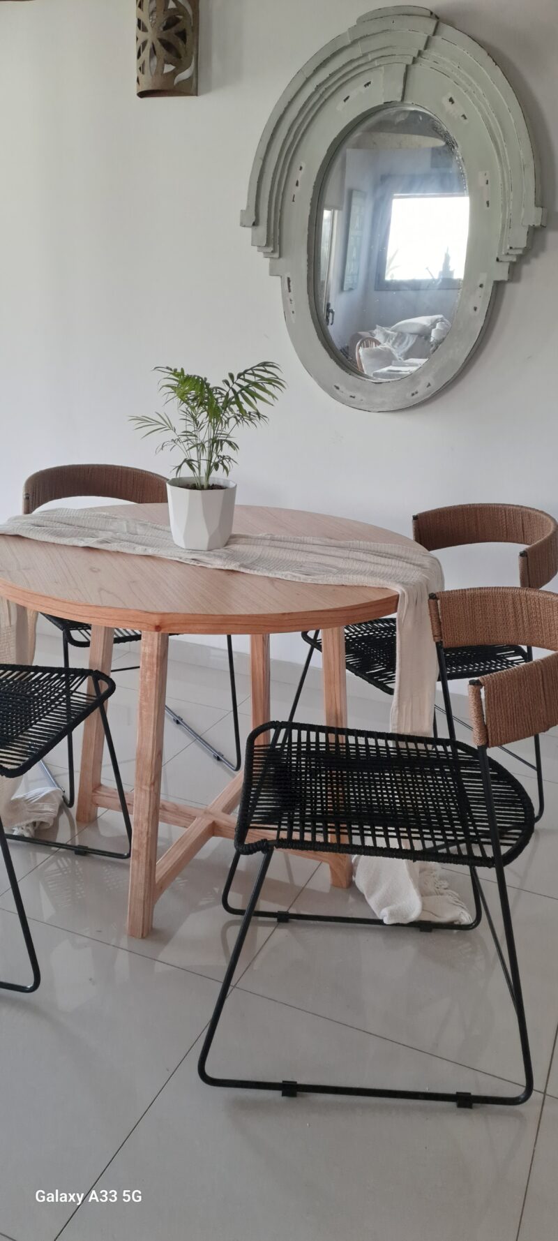 Silla Persa hierro tejido combinada - Image 3