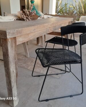Silla Persa Hierro Tejido