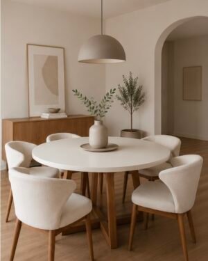 Mesa 110cm laca blanca