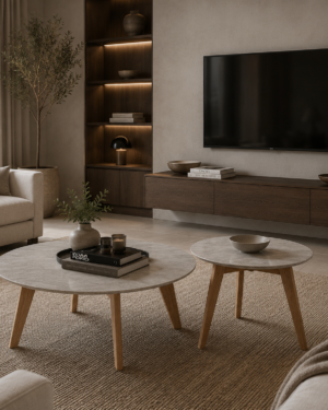 Mesa icon import 80cm natural